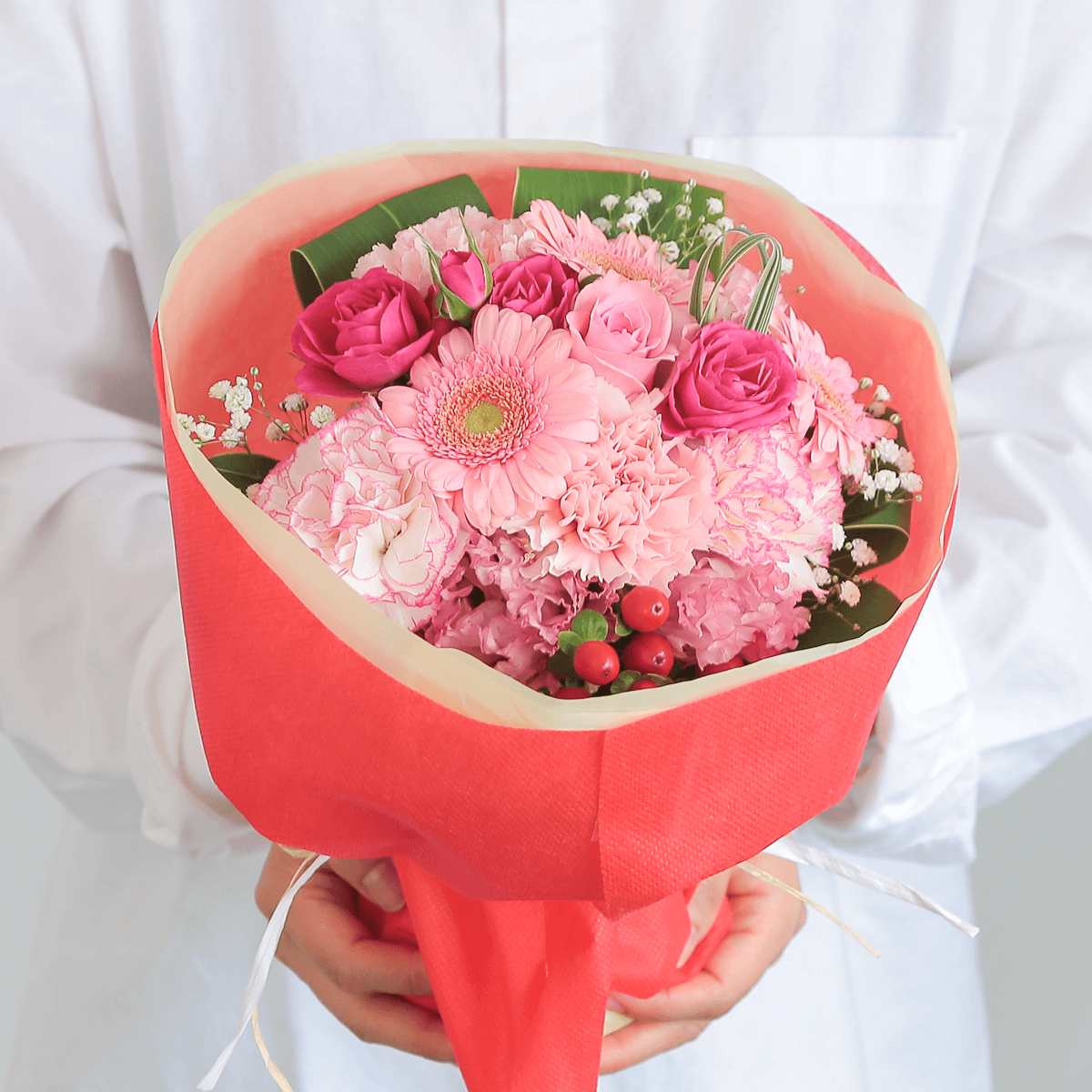 Web Exclusive | Bouquet ready to display | Standing Bouquet "Sweet Pink" L
