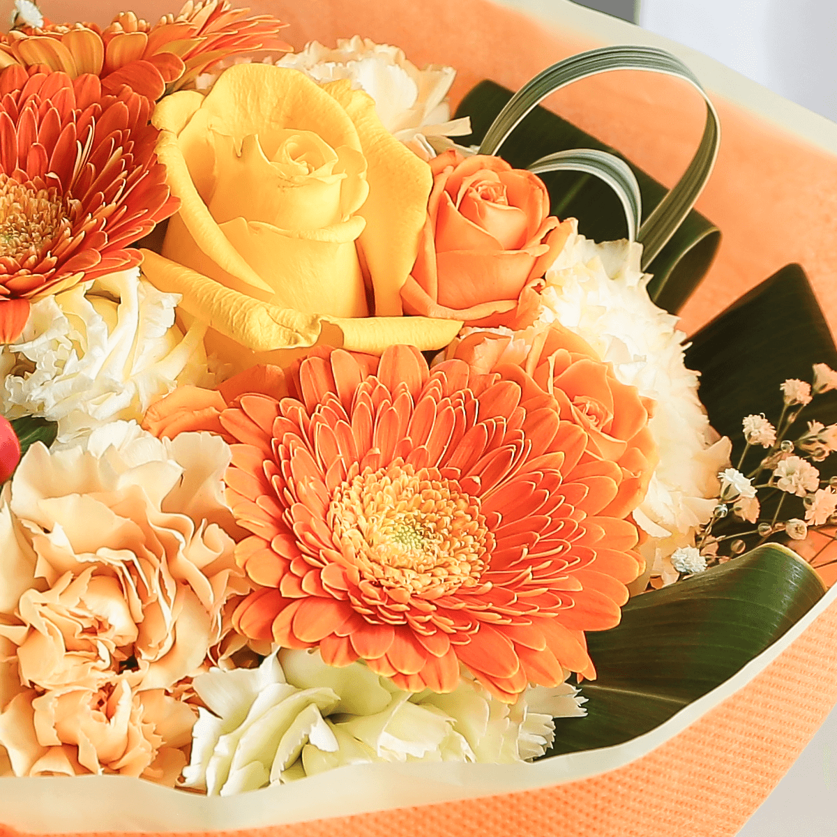 WEB Exclusive | Bouquet ready to display | Stand Bouquet "Fresh Orange" L