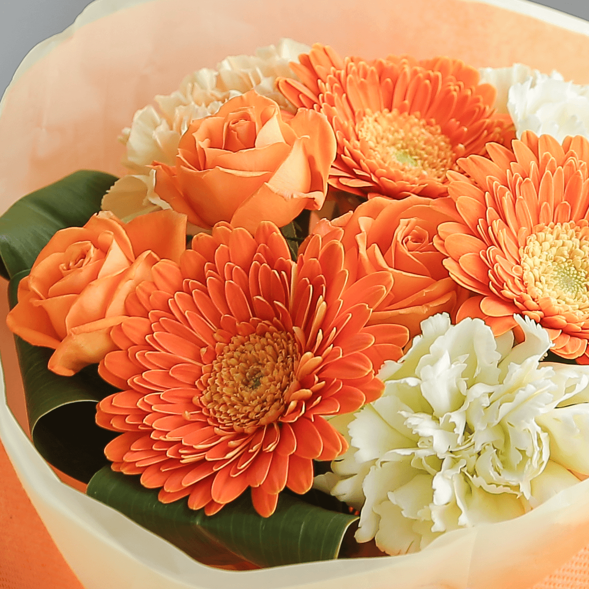 WEB Exclusive | Bouquet ready to display | Stand Bouquet "Fresh Orange"