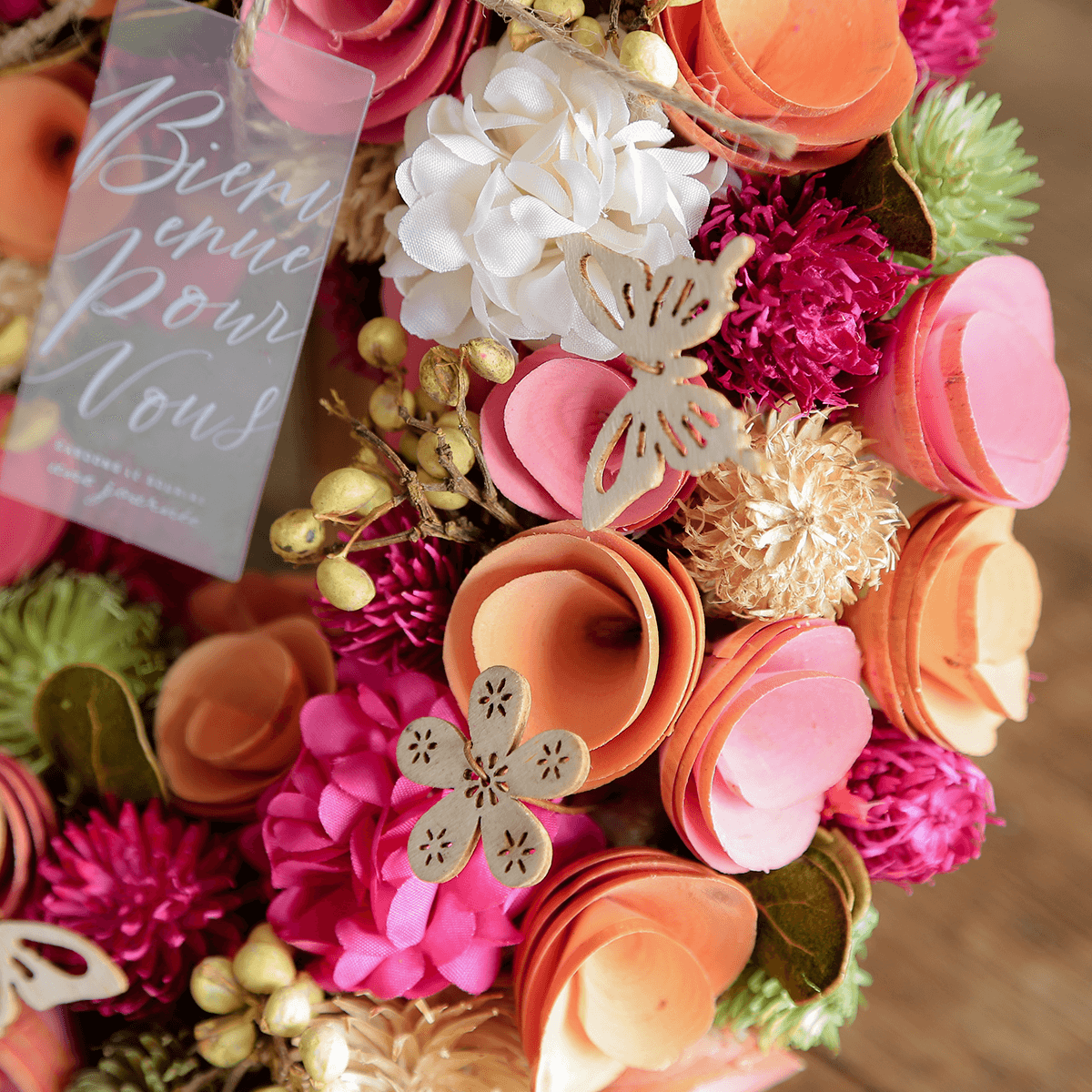 Web Exclusive | Natural Wreath (Pink)