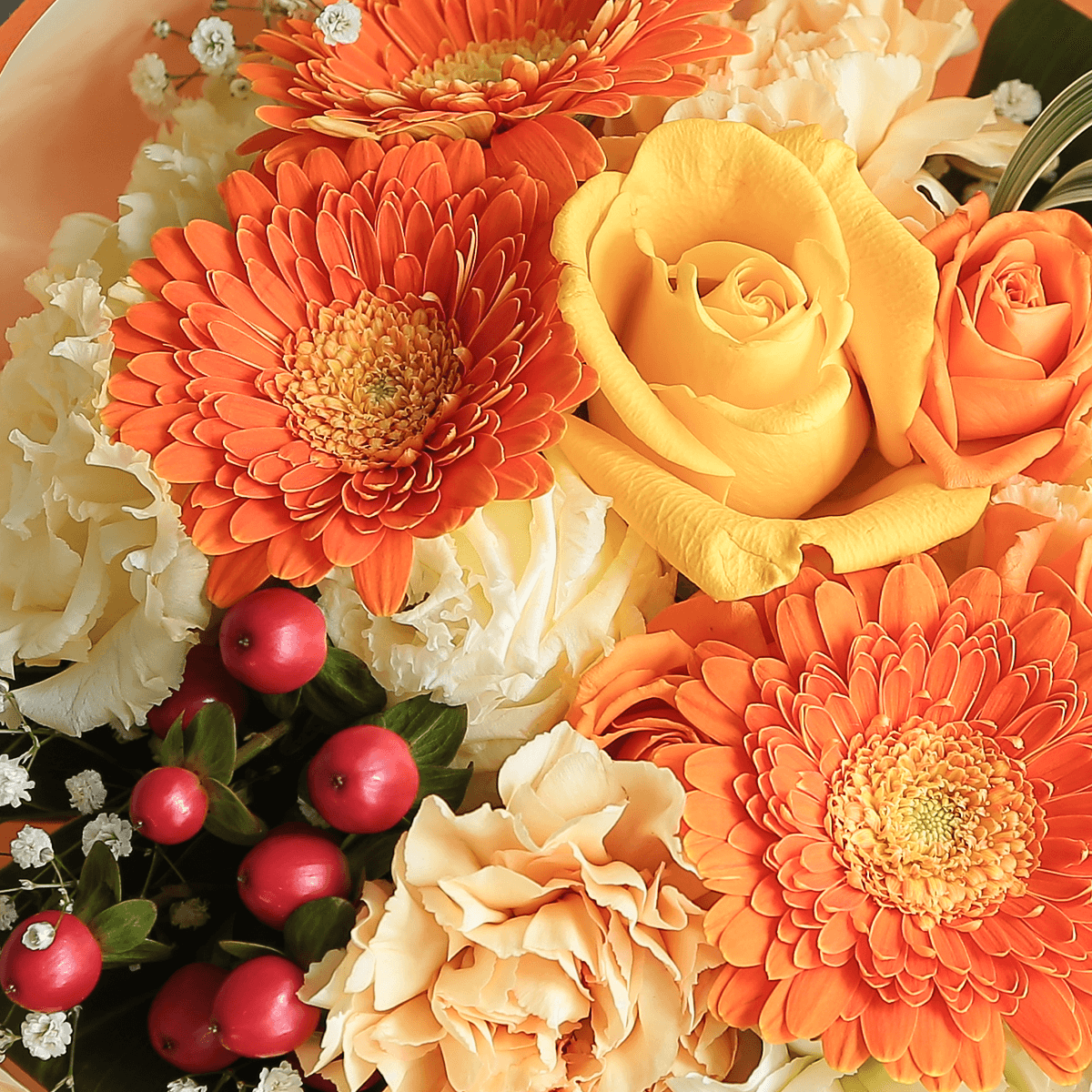 WEB Exclusive | Bouquet ready to display | Stand Bouquet "Fresh Orange" L