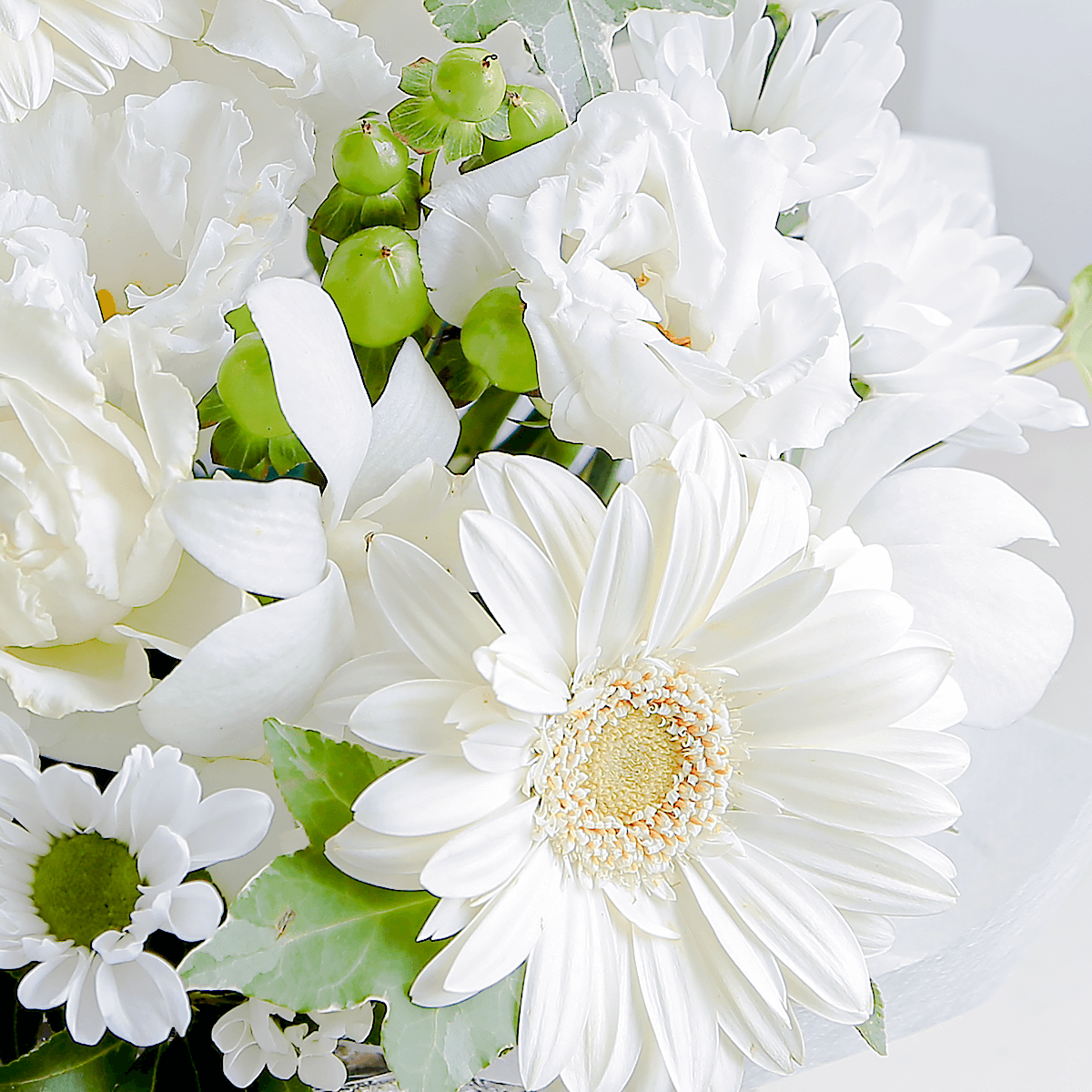 【お供え花・仏花】花瓶の要らないアレンジメント「ココン」(お線香セット)ペットのお供えのお花にもオススメ。花屋の通販|大阪の花屋04