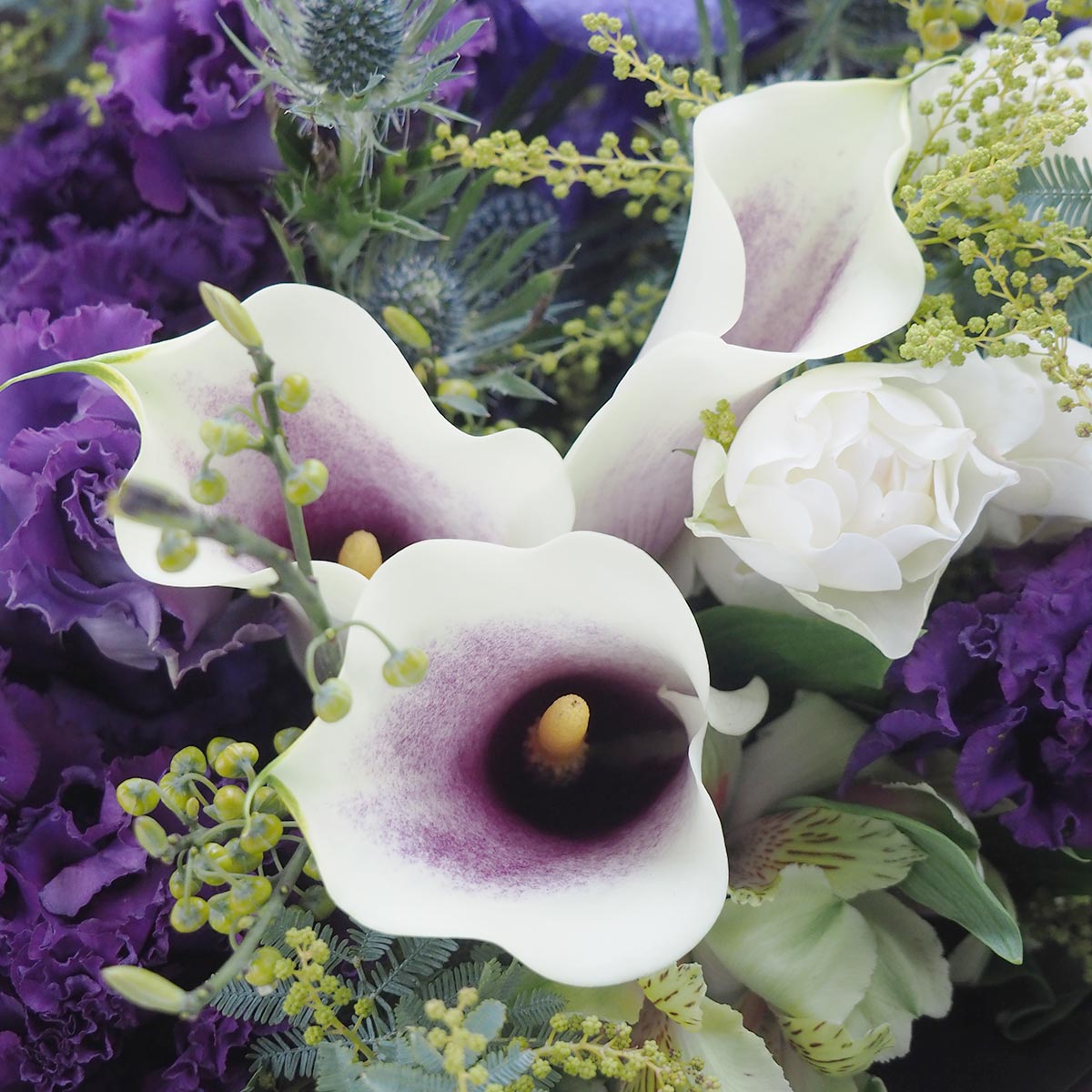 【花束】XXLサイズ|青・紫|花屋の通販|ブーケ|誕生日/結婚記念日などフラワーギフト04