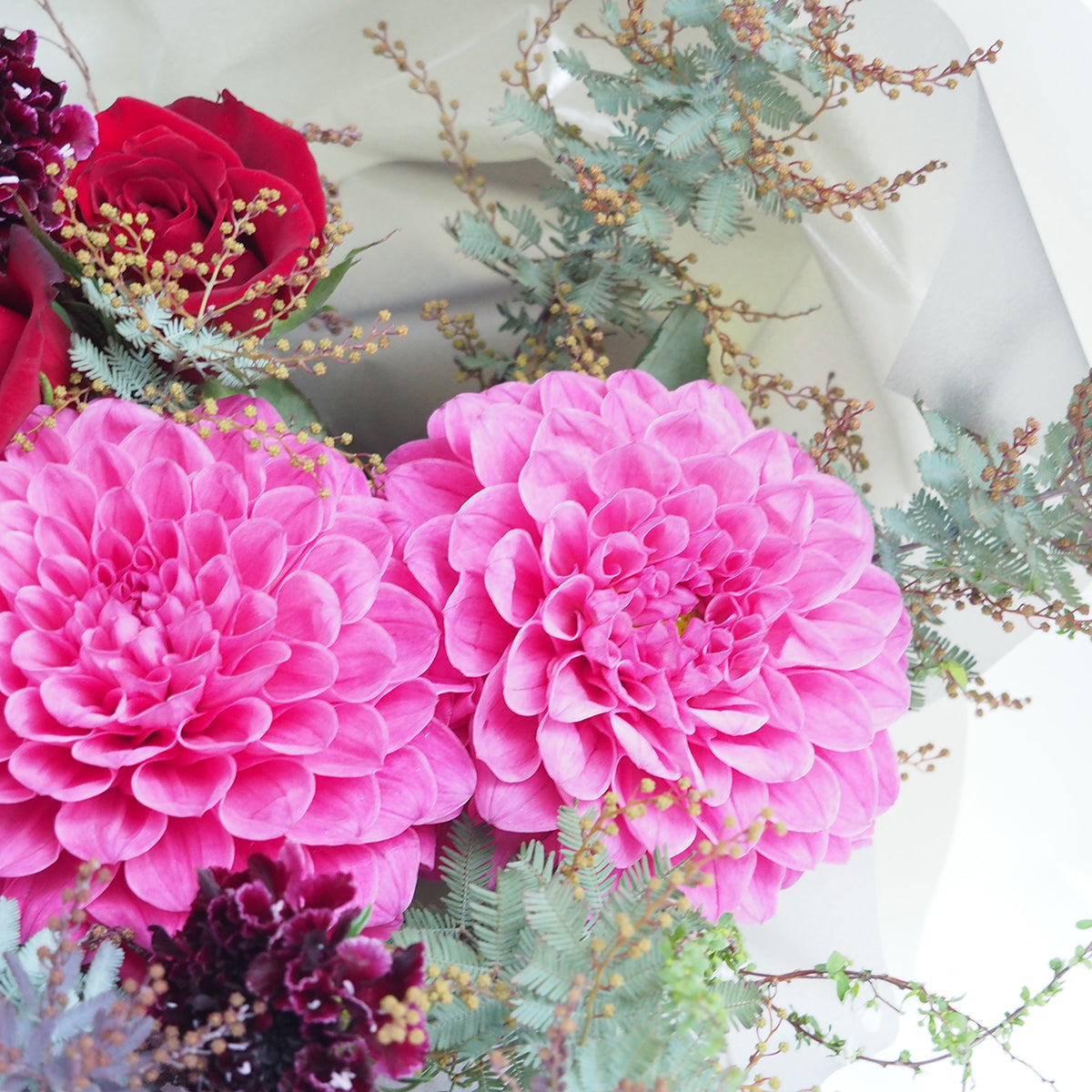 【花束】Lサイズ|赤・ピンク|花屋の通販|ブーケ|誕生日/結婚記念日などフラワーギフト04