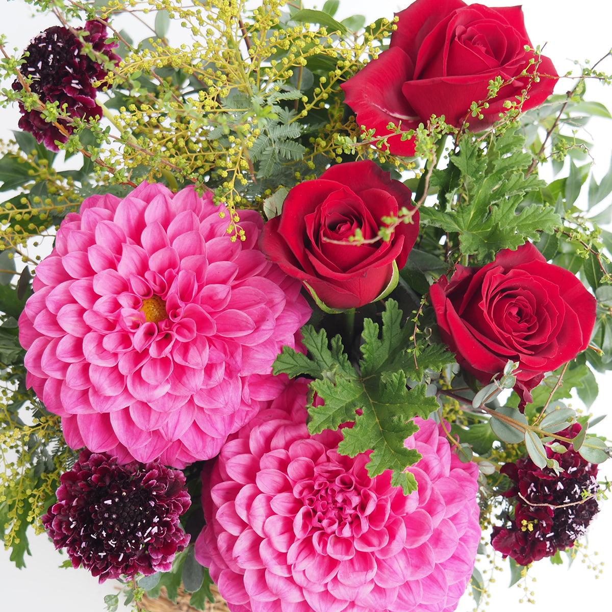 【フラーアレンジ】Lサイズ|赤・ピンク|花屋の通販|ブーケ|誕生日/結婚記念日などフラワーギフト02