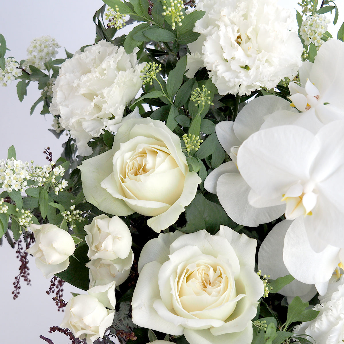 【フラワーアレンジ】XLサイズ|白・グリーン|ブーケ|誕生日/結婚記念日などフラワーギフト|花屋の通販03