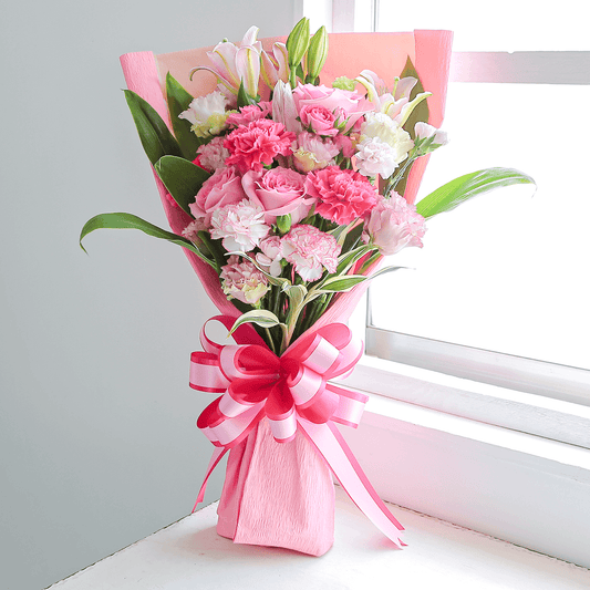 【花束・ブーケ】WEB限定|「リュミエール ピンク」