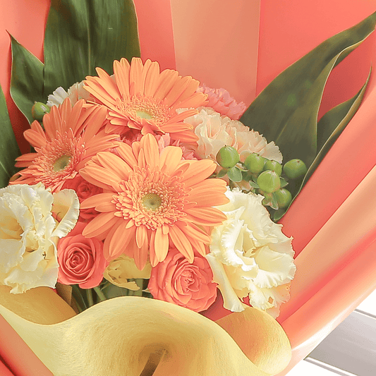 【花束・ブーケ】WEB限定|ミルフィーユブーケ「オランジェ」