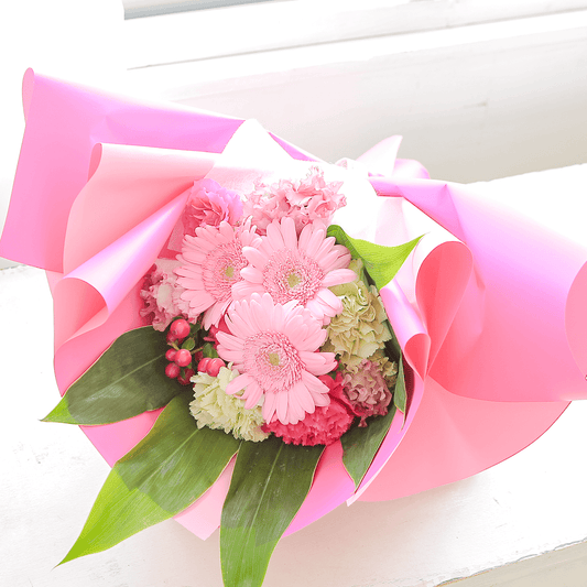 【花束・ブーケ】WEB限定|ミルフィーユブーケ「シュガーピンク」