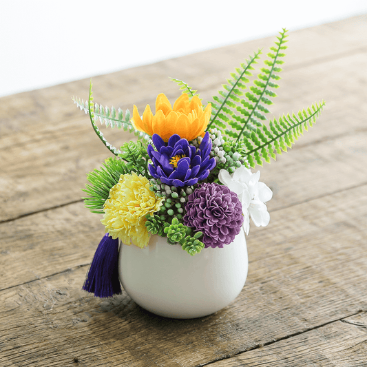 【お供え花・仏花】せっけんの造花ソープフラワー(お供え用)ペットのお供えのお花にもオススメ。花屋の通販|大阪の花屋01