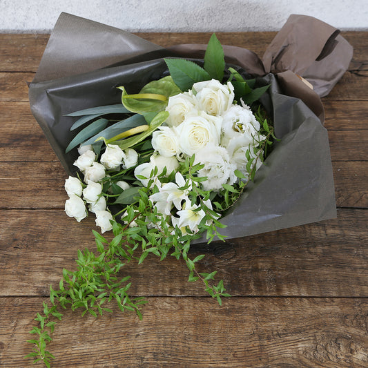 【花束】XXLサイズ|白・グリーン