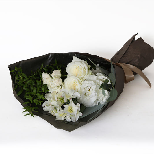 【花束】Mサイズ|白・グリーン