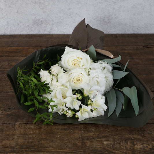 【花束】Mサイズ|白・グリーン