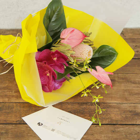 《期間限定》【星座で贈るバースデーブーケ/しし座/Lサイズ】アストロロジー・ライター Sayaさん監修