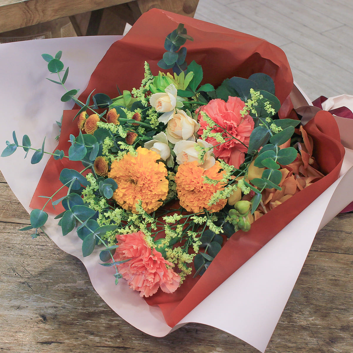 [Father's Day] Sunflower and Rose Bouquet