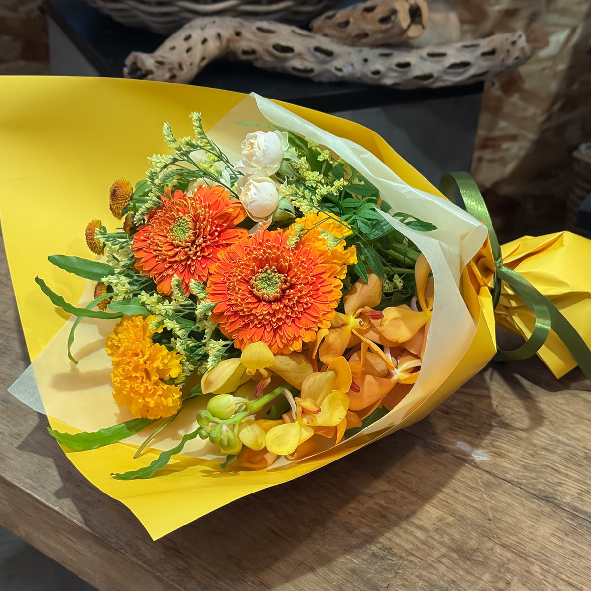 [Father's Day] Sunflower and Rose Bouquet