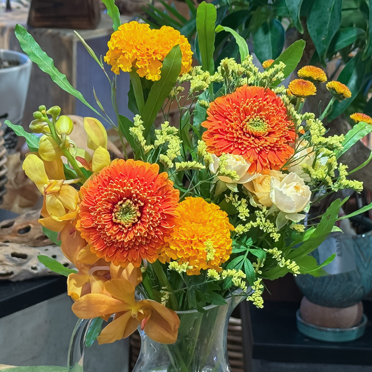 [Father's Day] Sunflower and Rose Bouquet