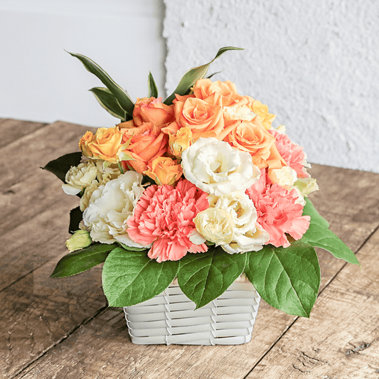 【アレンジメント】WEB限定|「エトワール オレンジ」