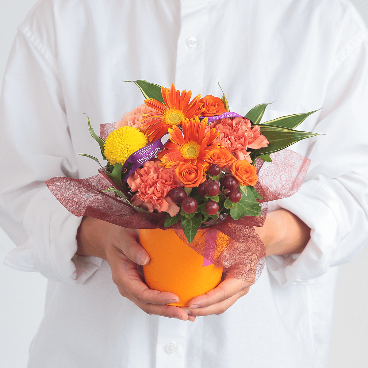 【秋色の花】「オランジェ ハロウィン」