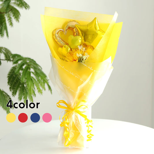 WEB限定|バルーンギフト推しカラー全4色【ハートを狙い撃ち💘】ブーケ