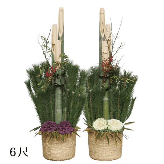 【門松】関西風|6尺(高さ約180cm)《大阪・東京近郊限定》