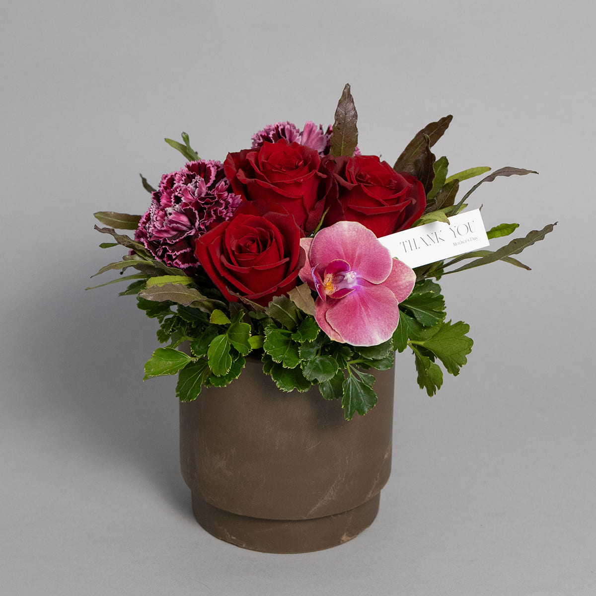 [Mother's Day Gift] Fresh Flower Arrangement "Nikori" Peach Hand Cream Set