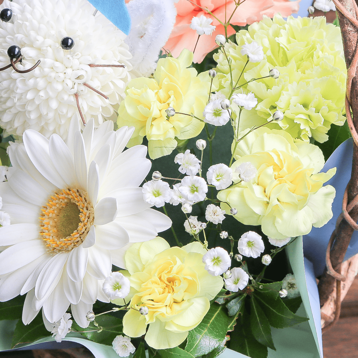 【お供え花・仏花】WEB限定｜ペットのお供え花「猫さん・男の子用」