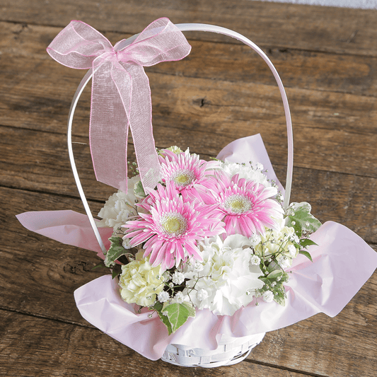 【ペットのお供え】WEB限定|アレンジメント「MOMO」(お線香セット)