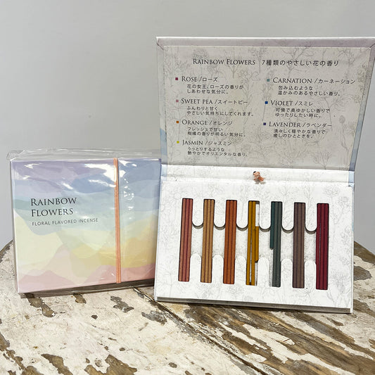 【お線香】RAINBOW FLOWERS 《７つの香り》