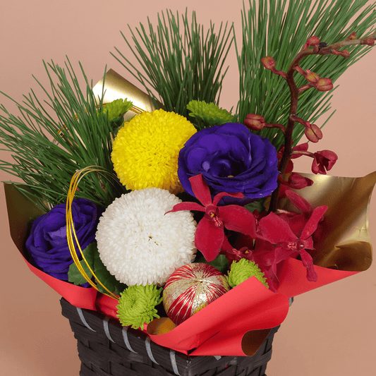 【迎春正月】生花アレンジメント『新春万福』