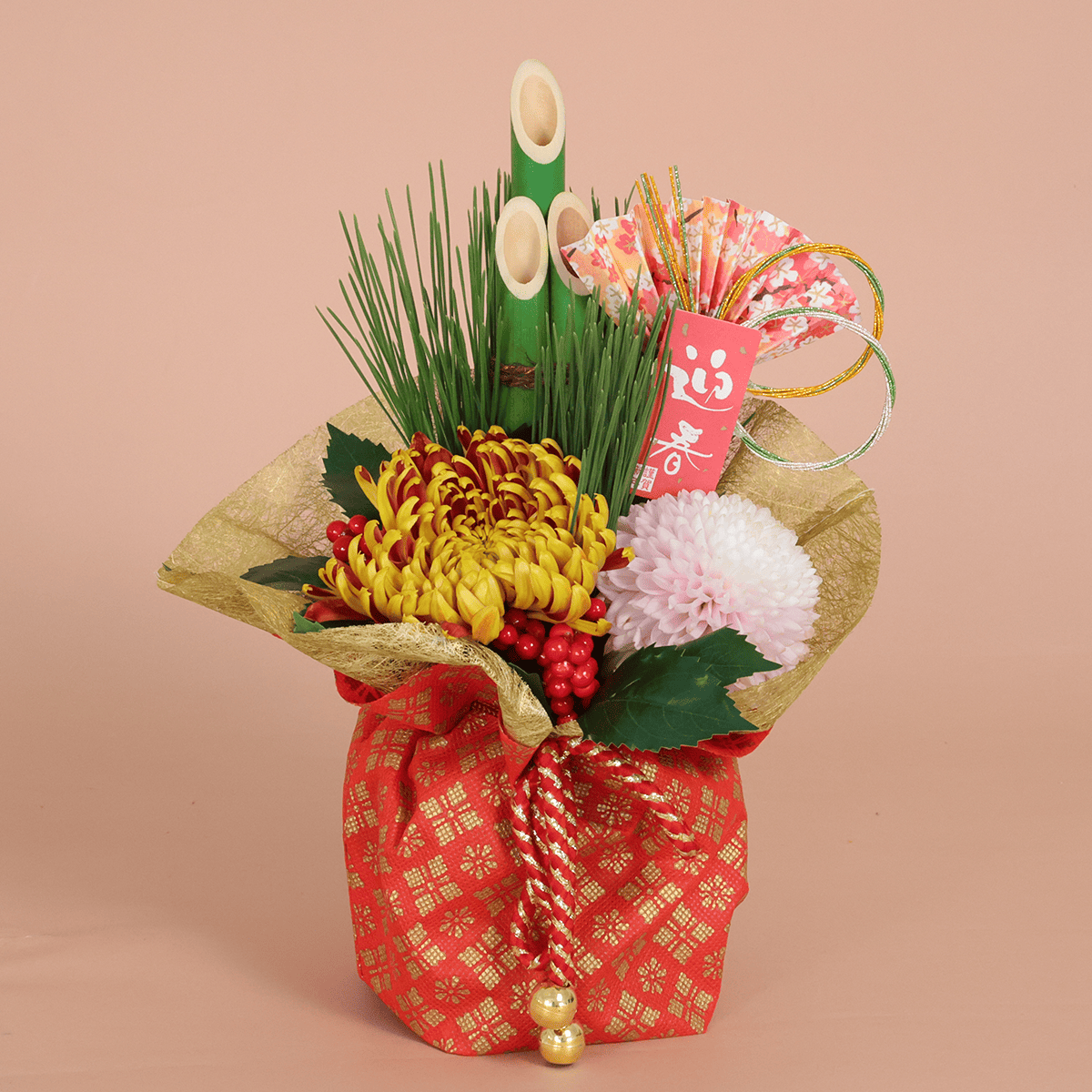 【迎春正月】生花アレンジメント『絢爛門松』