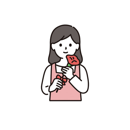 スタンド花・フラワースタンドお届け用イラスト