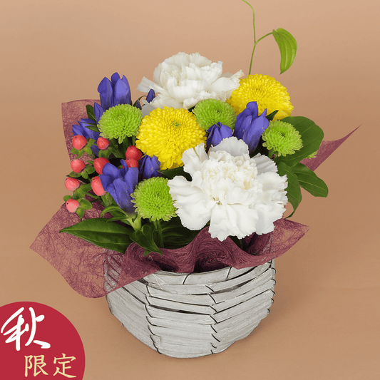 【秋の商品】WEB限定｜アレンジメント「秋愁」