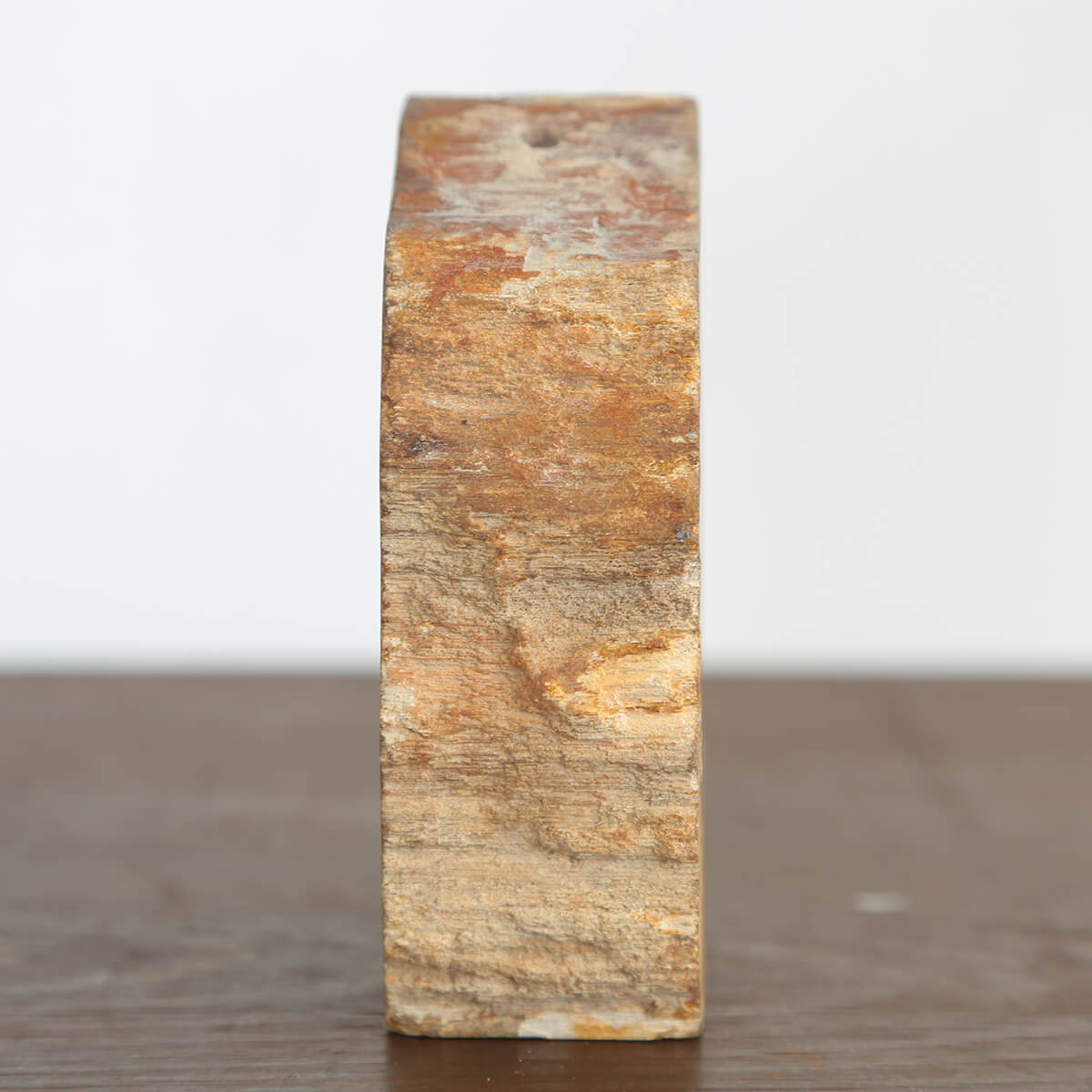 【珪化木】木の化石で出来た一輪挿し用フラワーベース《五角形》