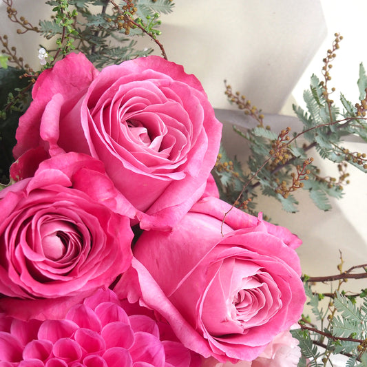 【花束】XLサイズ｜赤・ピンク｜花屋の通販｜ブーケ｜誕生日／結婚記念日などフラワーギフト02
