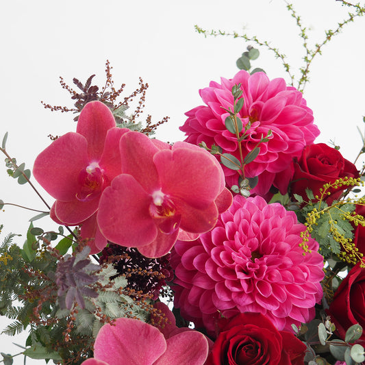 【フラワーアレンジ】XXLサイズ|赤・ピンク|ブーケ|誕生日/結婚記念日などフラワーギフト|花屋の通販02