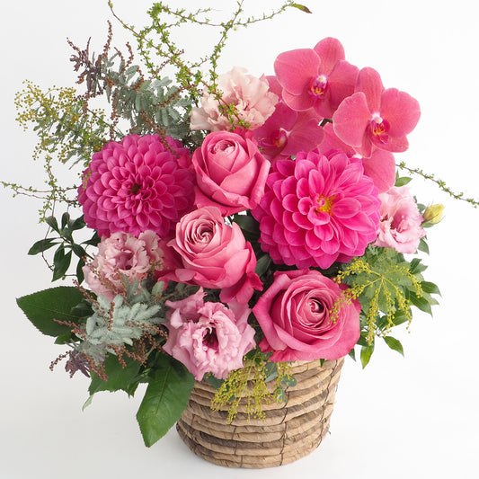 【フラワーアレンジ】XLサイズ|赤・ピンク|ブーケ|誕生日/結婚記念日などフラワーギフト|花屋の通販01